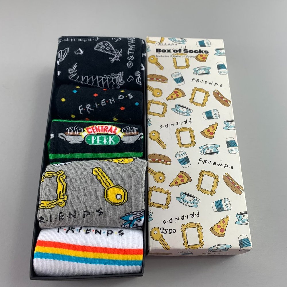 Friends Socks 5 Pairs of Friends Crew Socks
